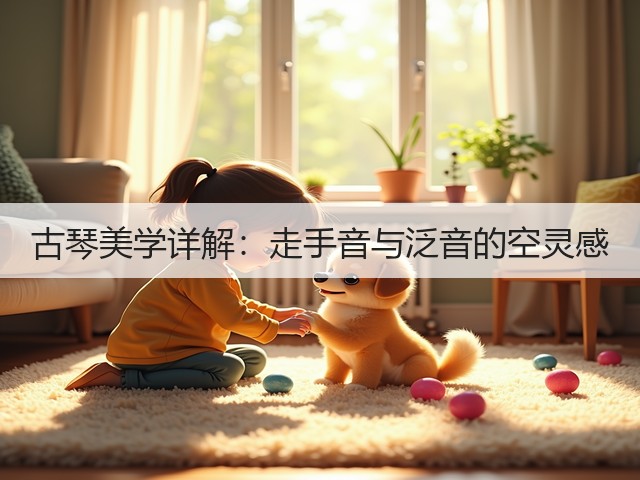 古琴美学详解:走手音与泛音的空灵感(图1) 古琴美学详解:走手音与泛音的空灵感(图1)