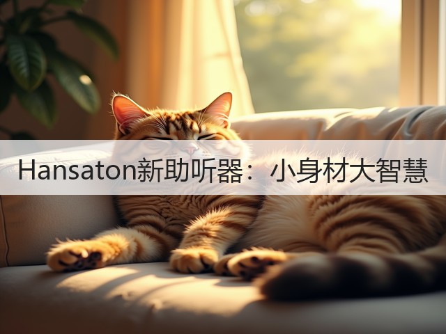 Hansaton新助听器:小身材大智慧(图2) Hansaton新助听器:小身材大智慧(图2)